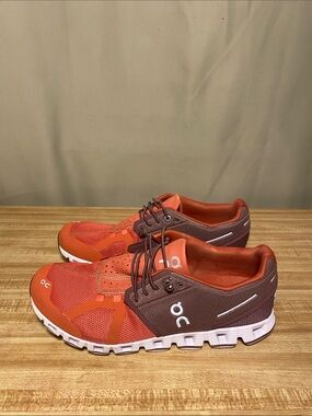 On Cloud Chilli Rust Trainer Running Sneakers Womens Size 8 5